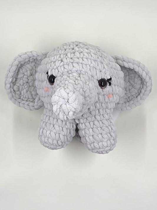 🐘 Crochet Elephant Plush - small