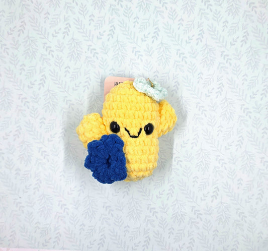 🌵 Crochet Cactus Plush with Flowers