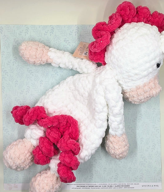 🦄 Crochet Unicorn Lovie