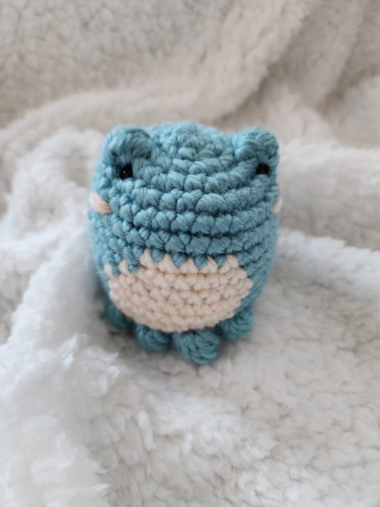 Pocket-Sized Crochet Frog Plush