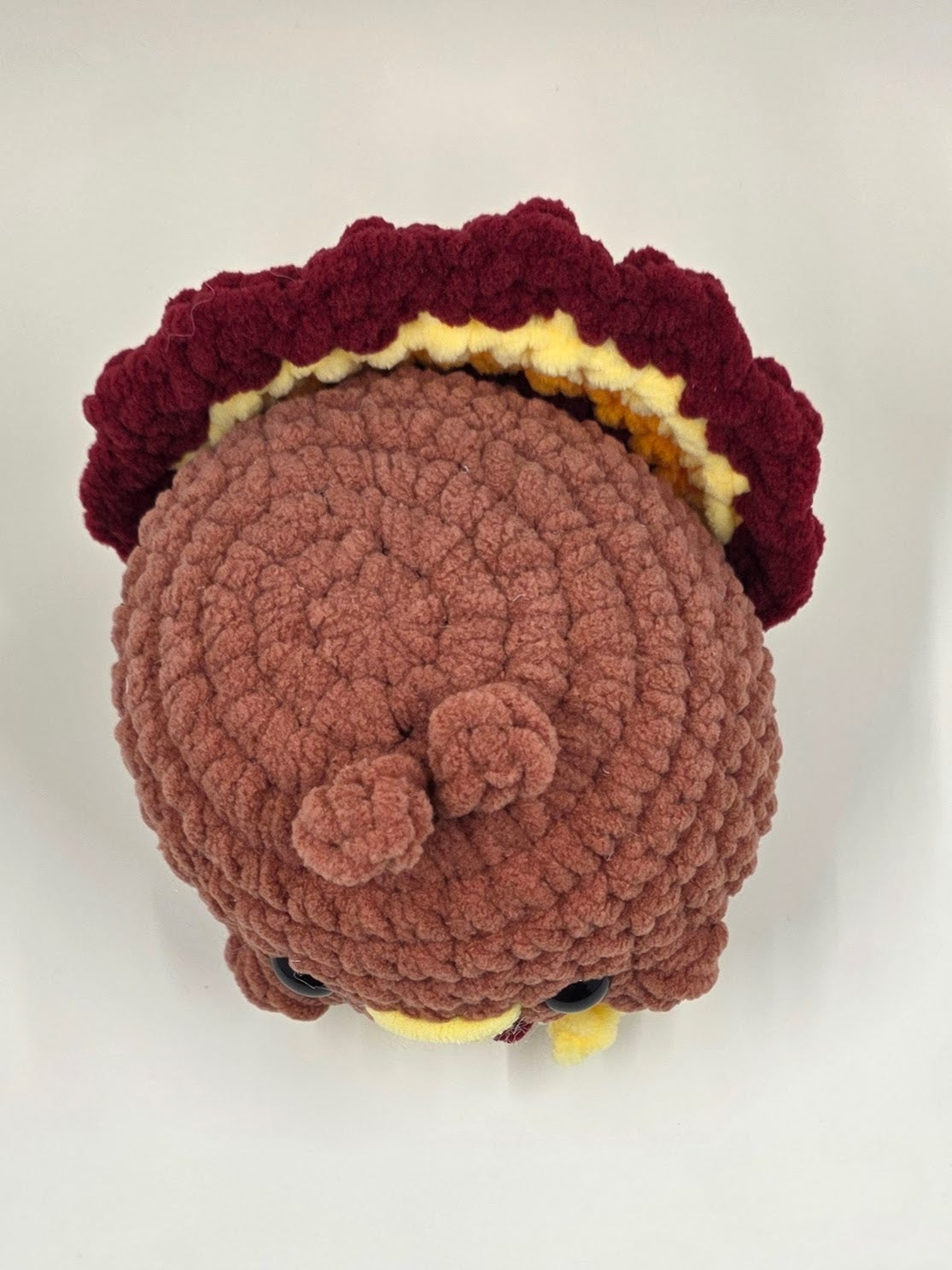 🦃 Round Crochet Turkey Plush