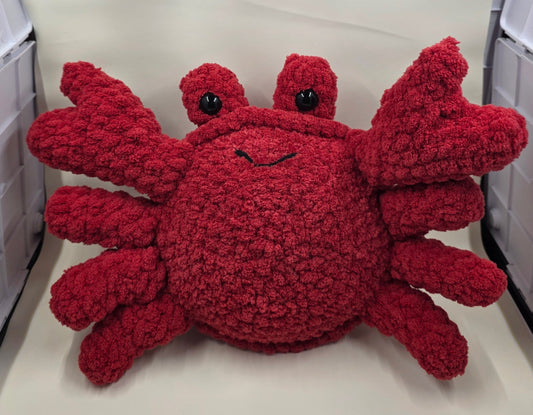 🦀 Crochet Crab Plush