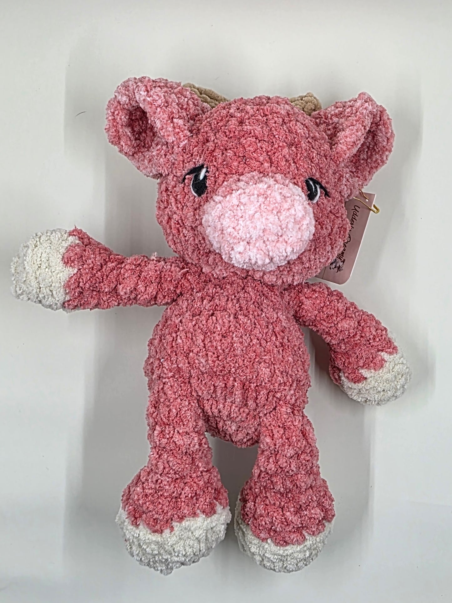 🐷 Crochet Pig Plush – “Hammie”
