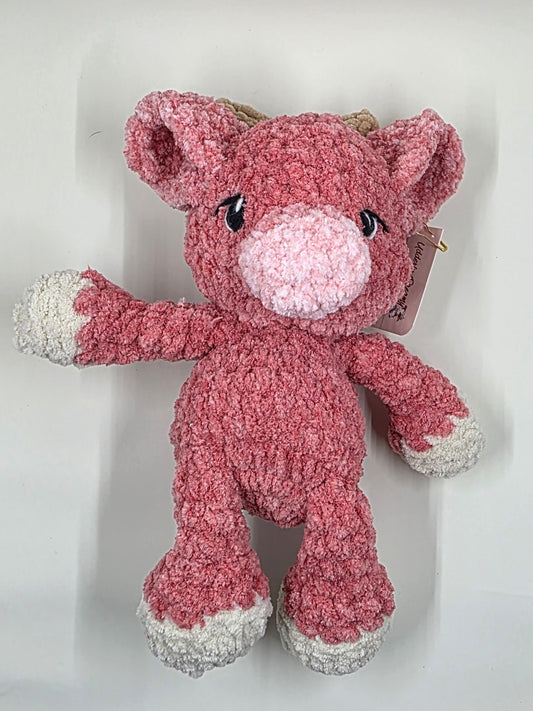 🐷 Crochet Pig Plush – “Hammie”