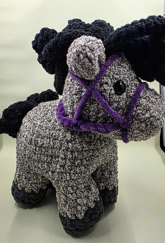 🐎 Crochet Horse Plush - 4 Legs