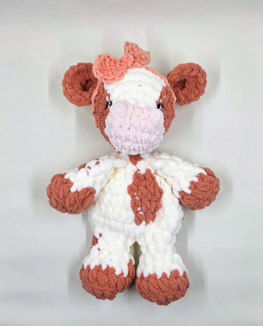 🐮 Crochet Calf Lovie – “Charlie the Calf”