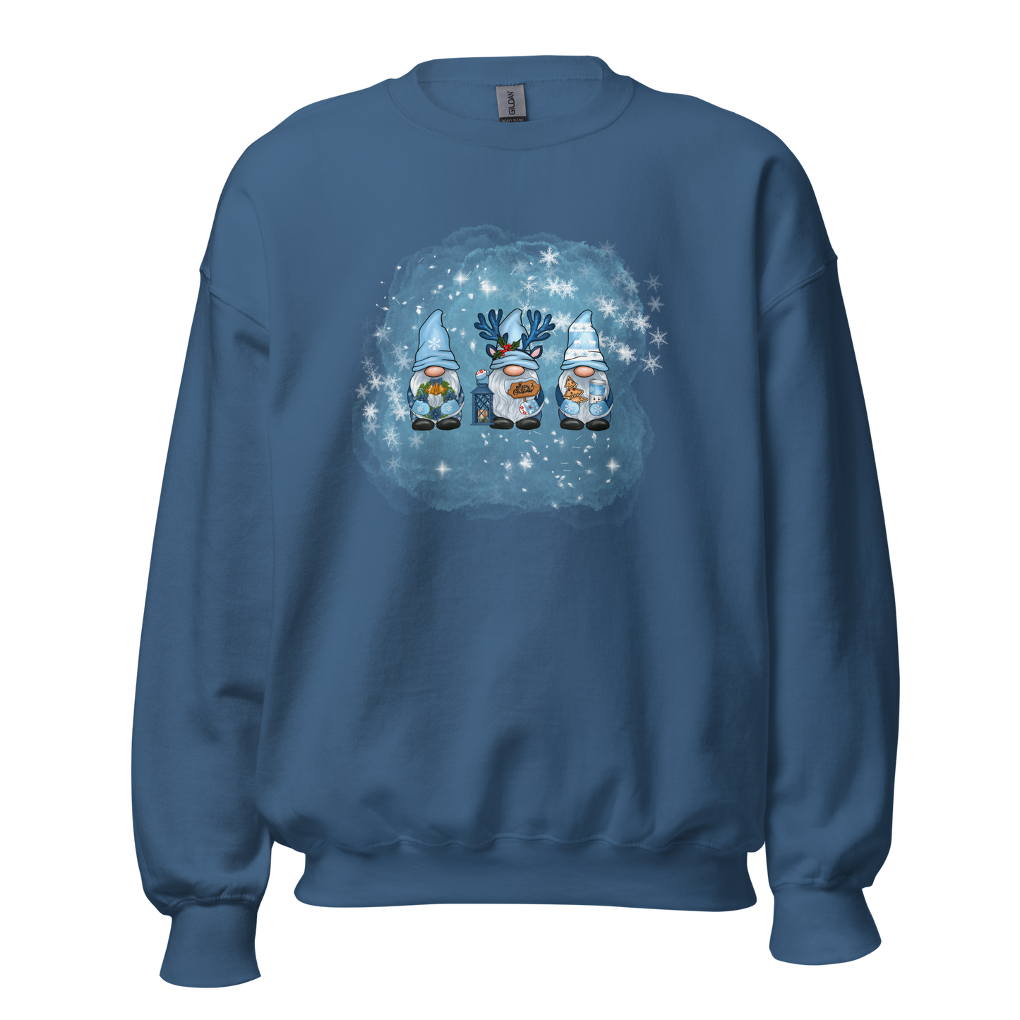 Christmas Gnomes Sweatshirt - Blue