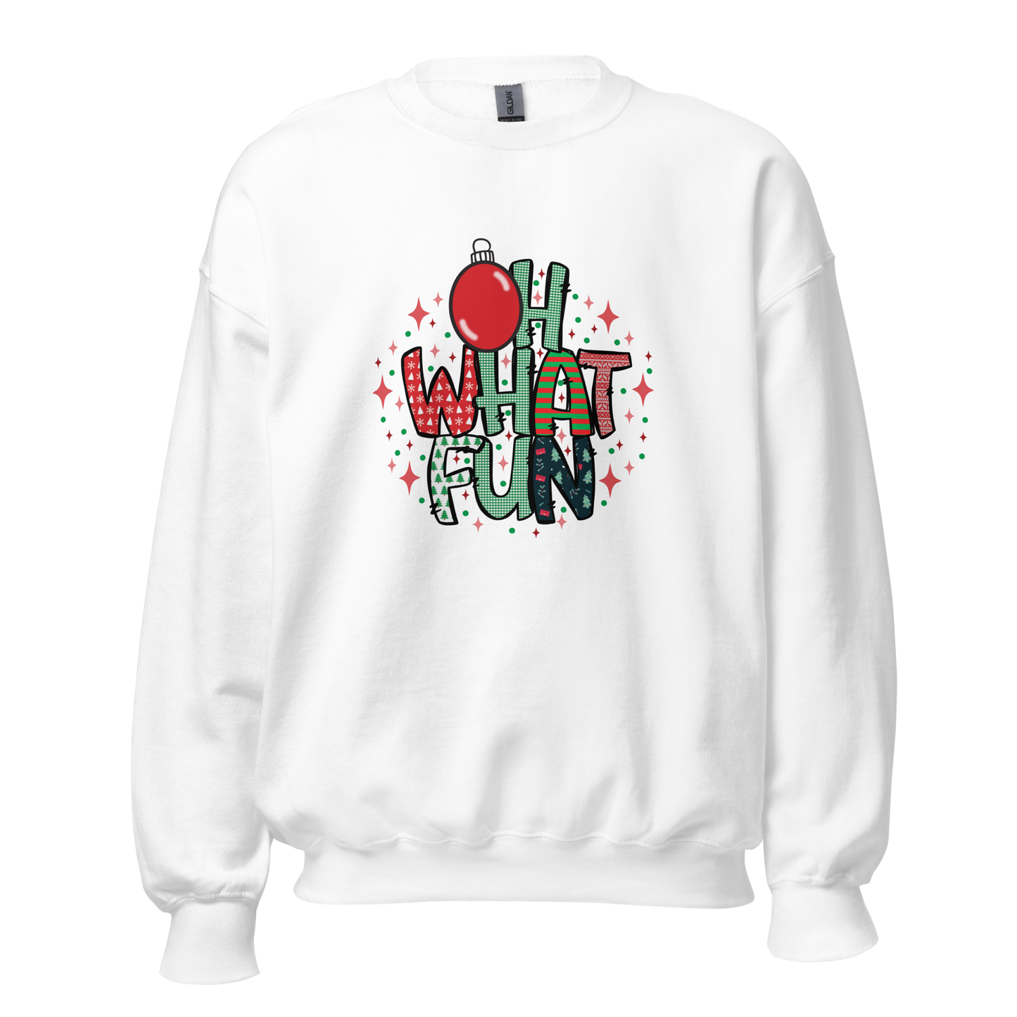 OH What Fun Sweatshirt- White