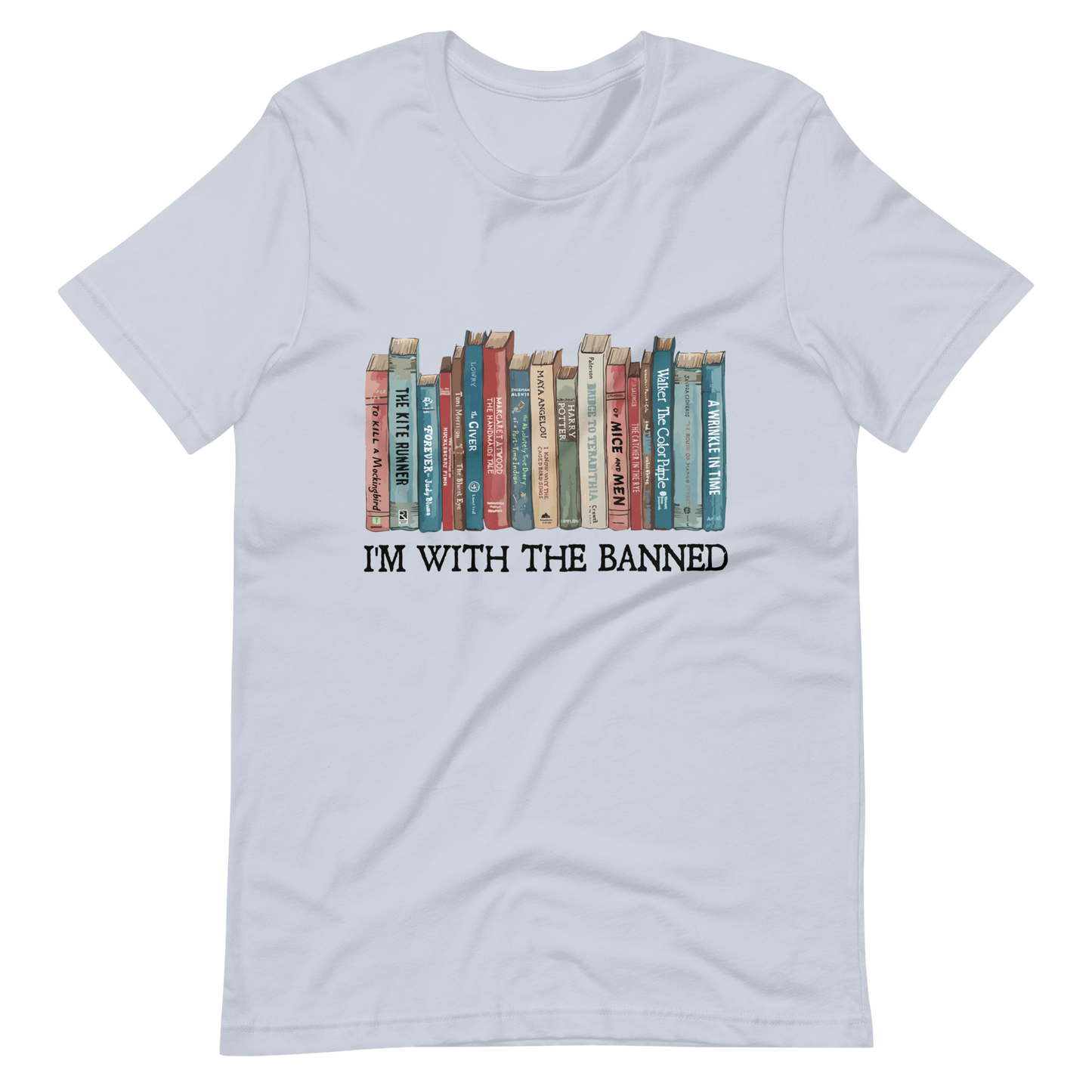 Bannned Books T-Shirt - Blue