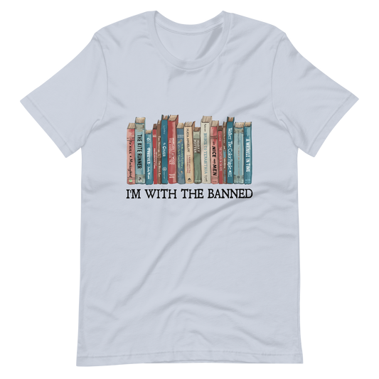 Bannned Books T-Shirt - Blue