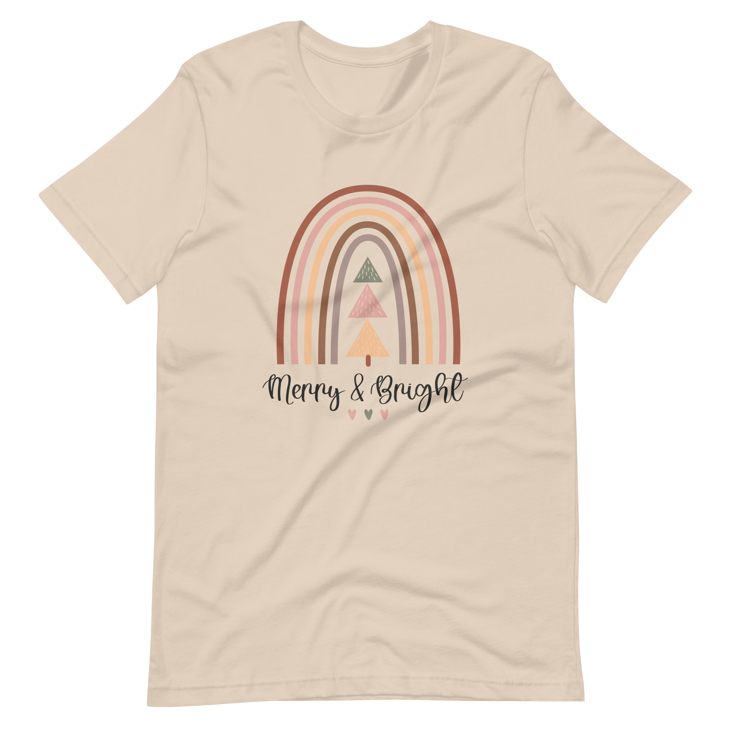 Merry & Bright T-Shirt - Soft Cream