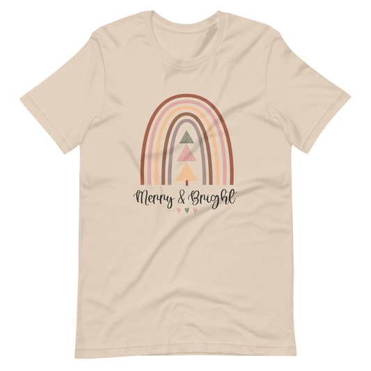 Merry & Bright T-Shirt - Soft Cream