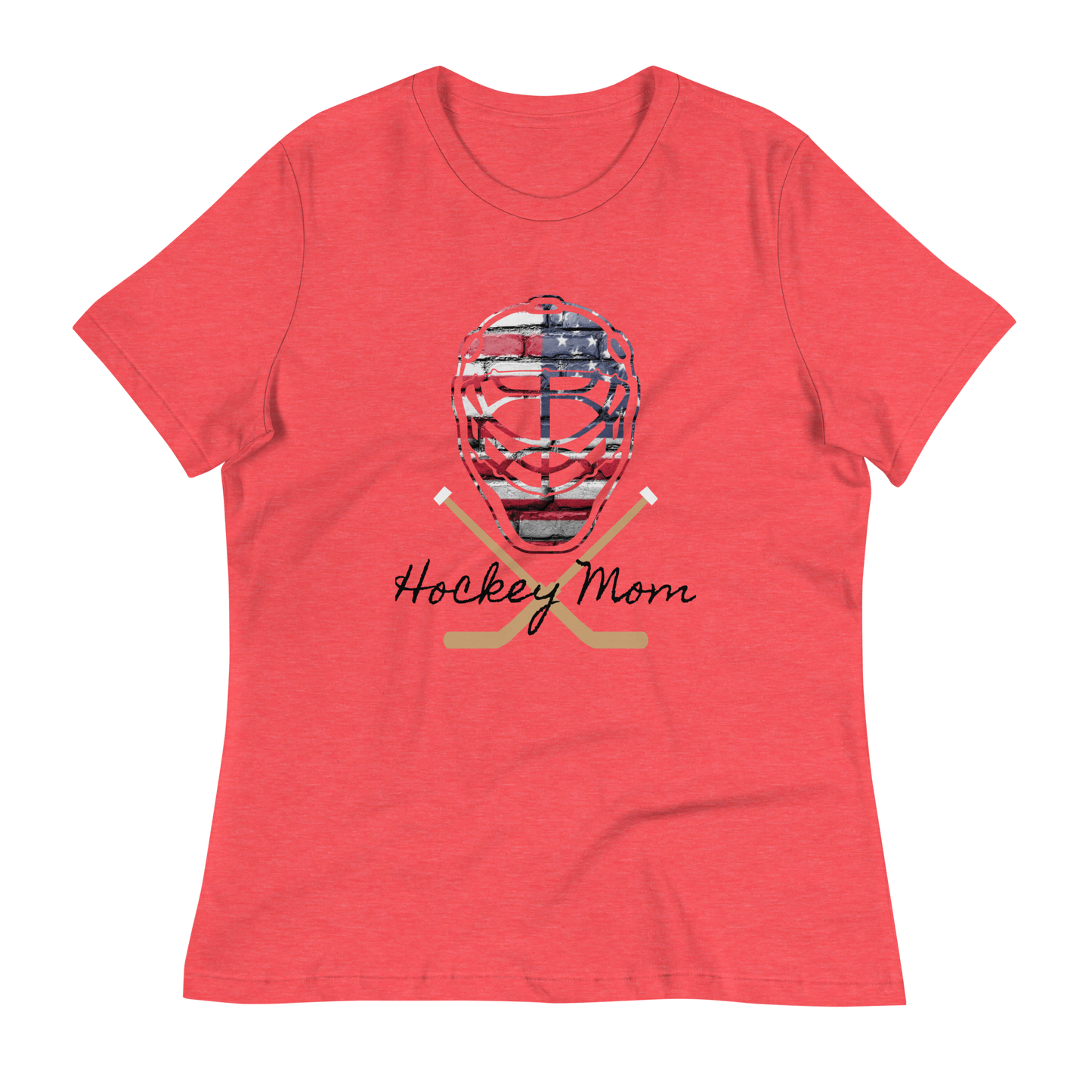 Hockey Mom T-Shirt Red