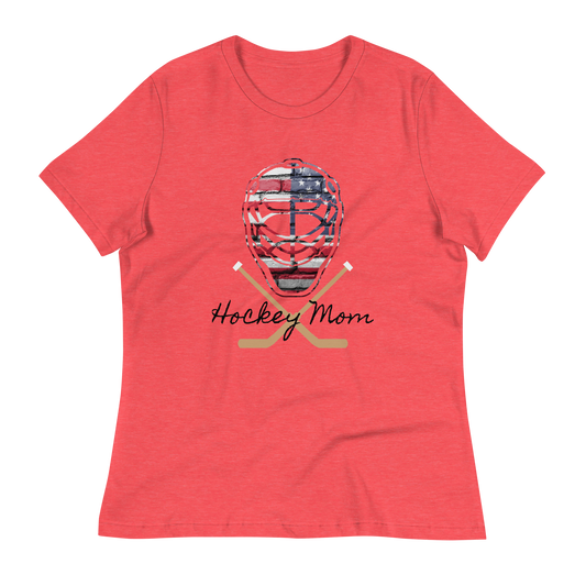 Hockey Mom T-Shirt Red